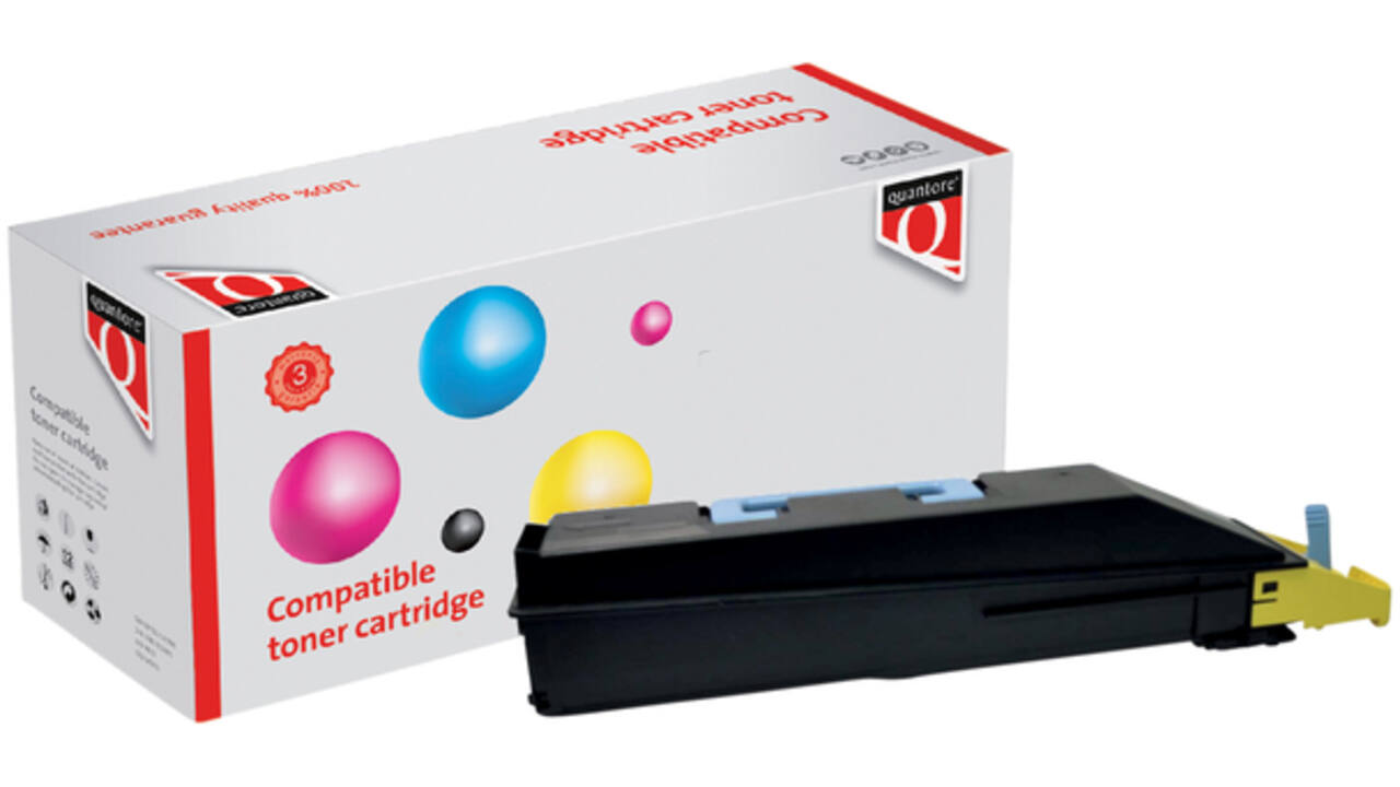 Tonercartridge Quantore alternatief tbv Kyocera TK-865Y geel