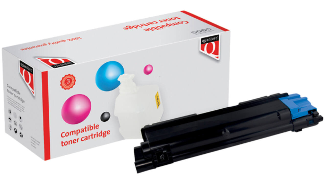 Toner Quantore alternatief tbv Kyocera TK-5135C blauw