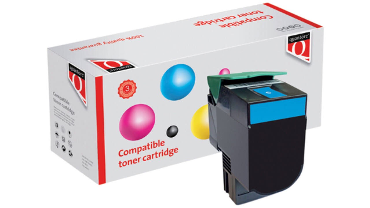 Tonercartridge Quantore alternatief tbv Lexmark C544X2CG blauw