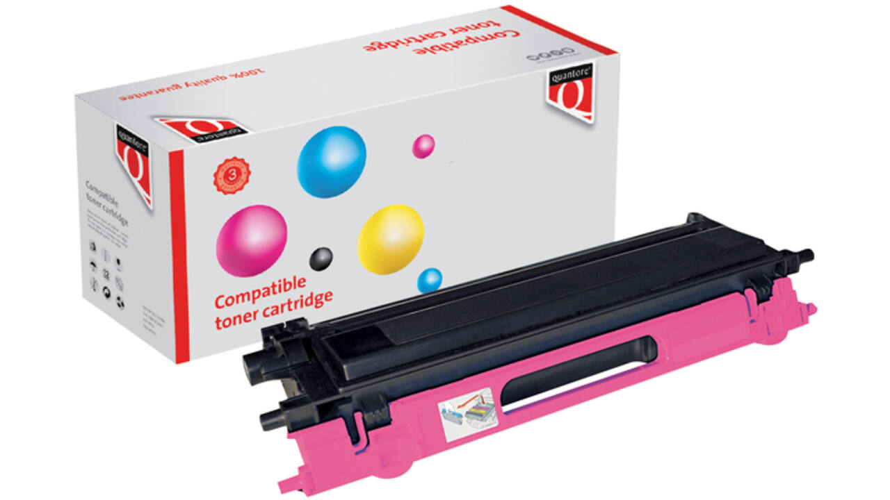 Toner Quantore alternatief tbv Brother TN-135M rood