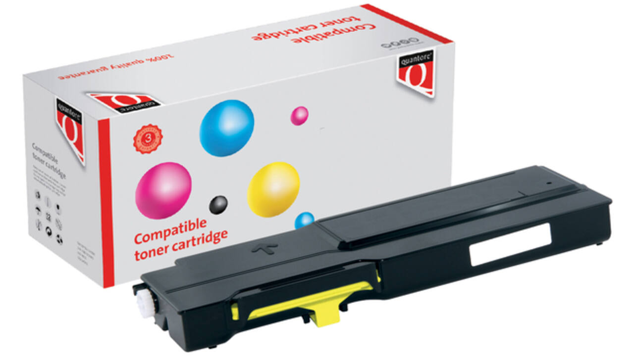 Toner Quantore alternatief tbv Dell 593-BBBR geel