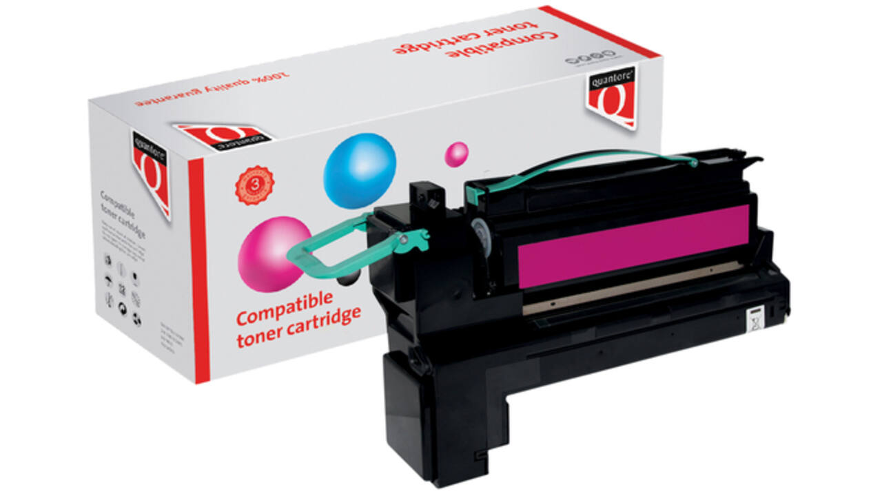 Tonercartridge Quantore alternatief tbv Lexmark C792X2MG rood