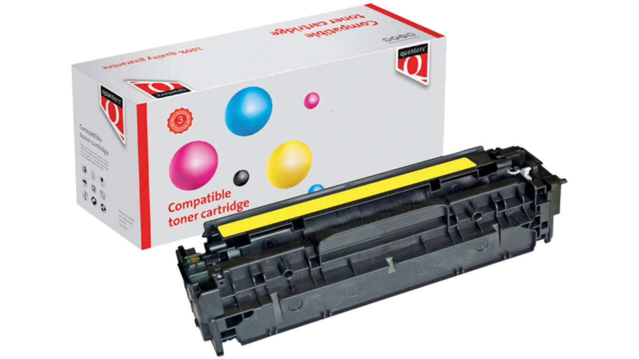 Tonercartridge Quantore alternatief tbv Canon 2659B002 / CRG-718Y geel