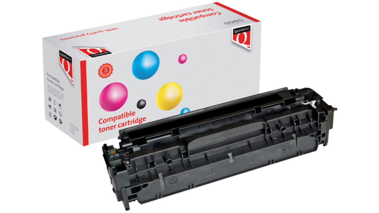 Tonercartridge Quantore alternatief tbv Canon 2662B002 / CRG-718BK zwart