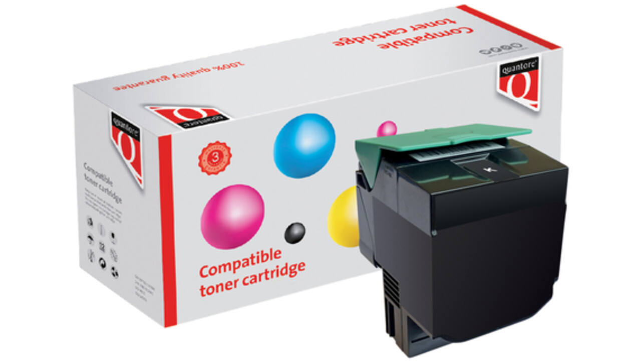 Tonercartridge Quantore alternatief tbv Lexmark C544X2KG zwart