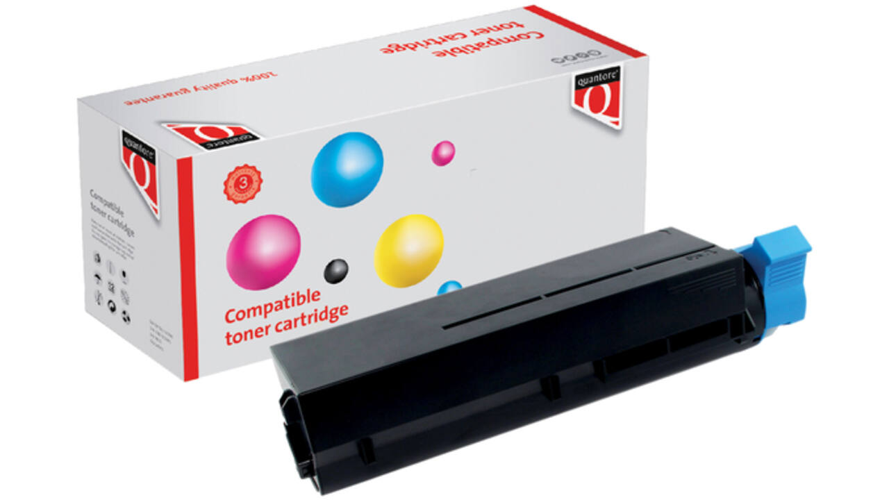 Toner Quantore alternatief tbv Oki 45807102 zwart