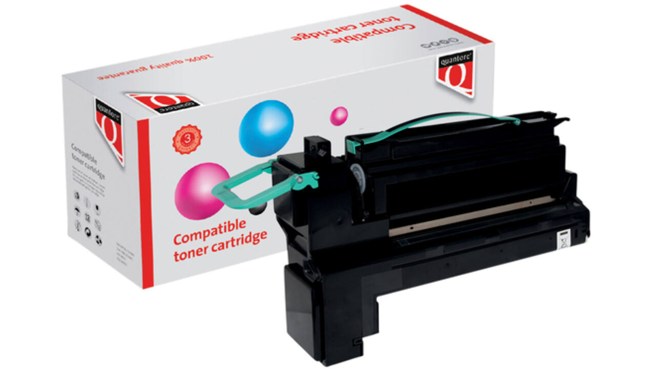 Tonercartridge Quantore alternatief tbv Lexmark C792X2KG zwart