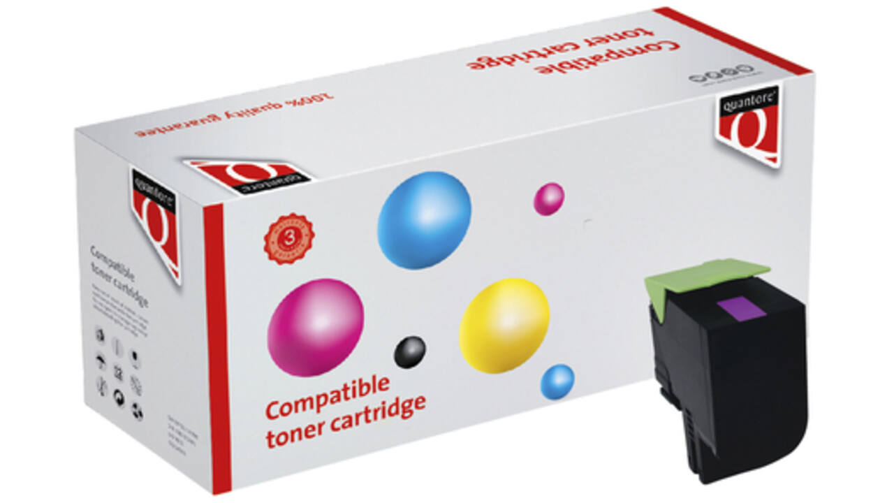 Tonercartridge Quantore alternatief tbv Lexmark 71B20M0 rood