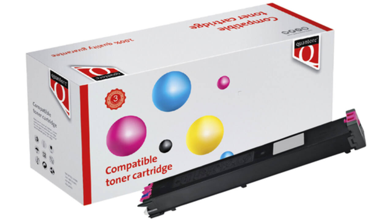 Toner Quantore alternatief tbv Sharp MX-31GTMA rood