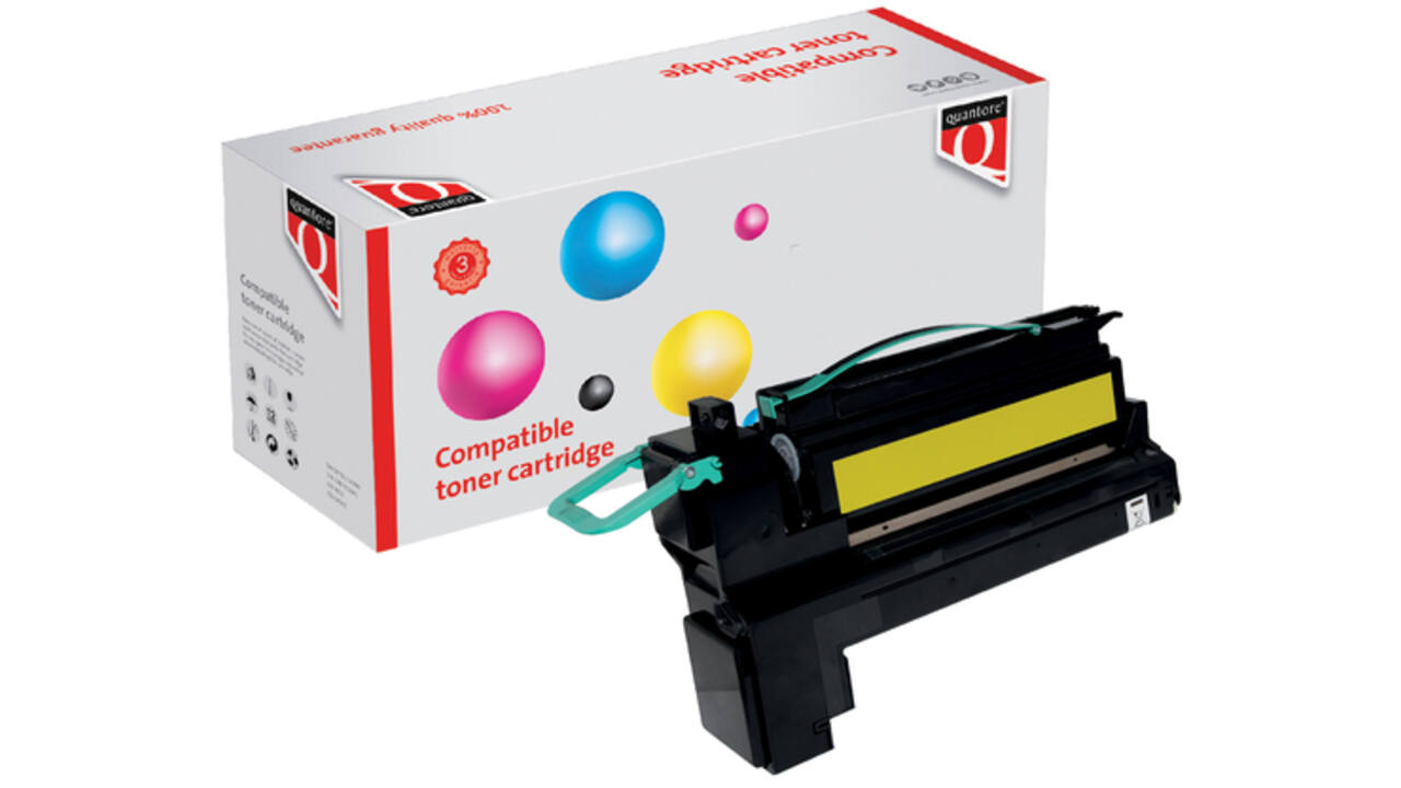 Tonercartridge Quantore alternatief tbv Lexmark X792X2YG geel
