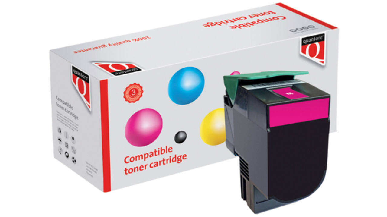 Tonercartridge Quantore alternatief tbv Lexmark C544X2MG rood
