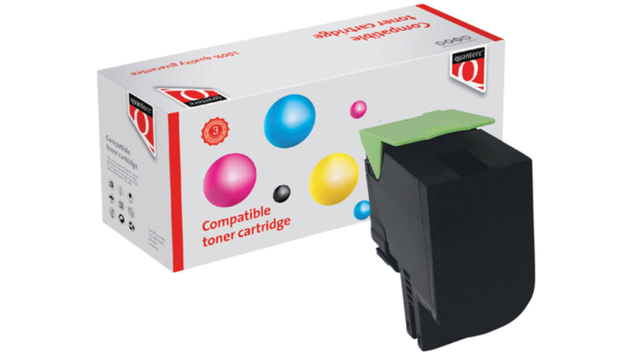 Tonercartridge Quantore alternatief tbv Lexmark 24B6011 zwart