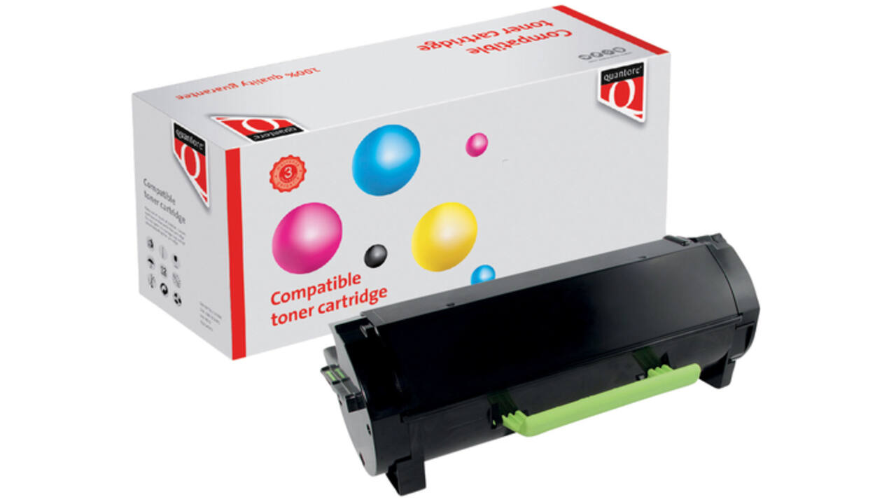 Tonercartridge Quantore alternatief tbv Lexmark 60F2X00 zwart