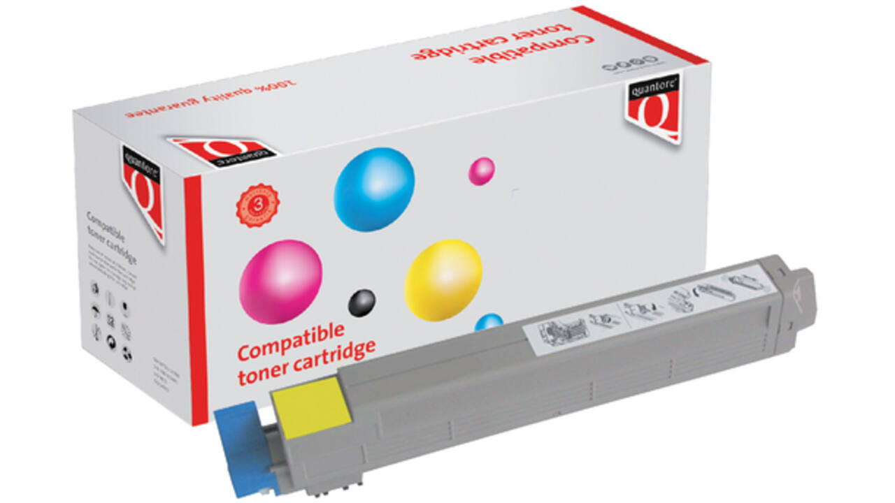 Tonercartridge Quantore Oki 44643001 yellow