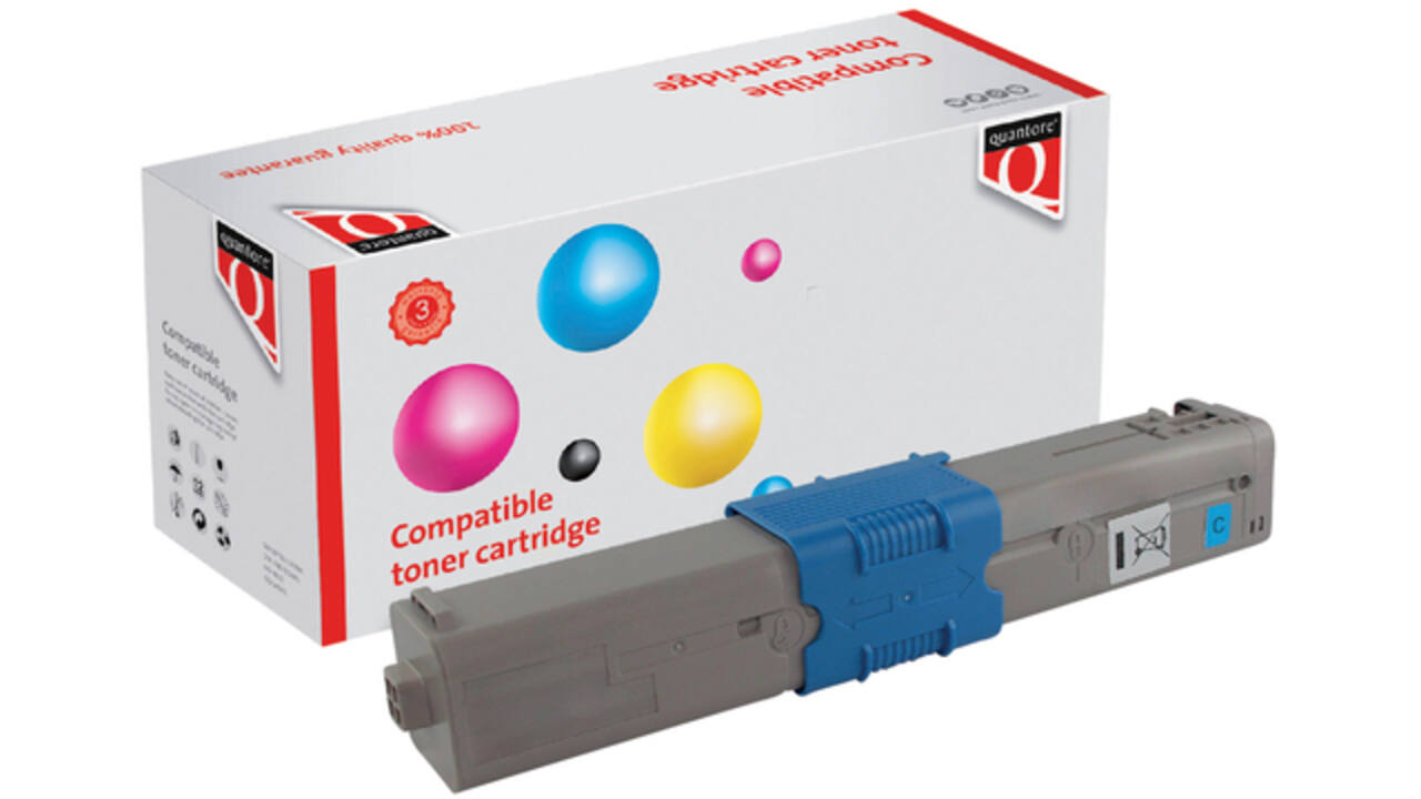 Toner Quantore alternatief tbv Oki 44844507 blauw