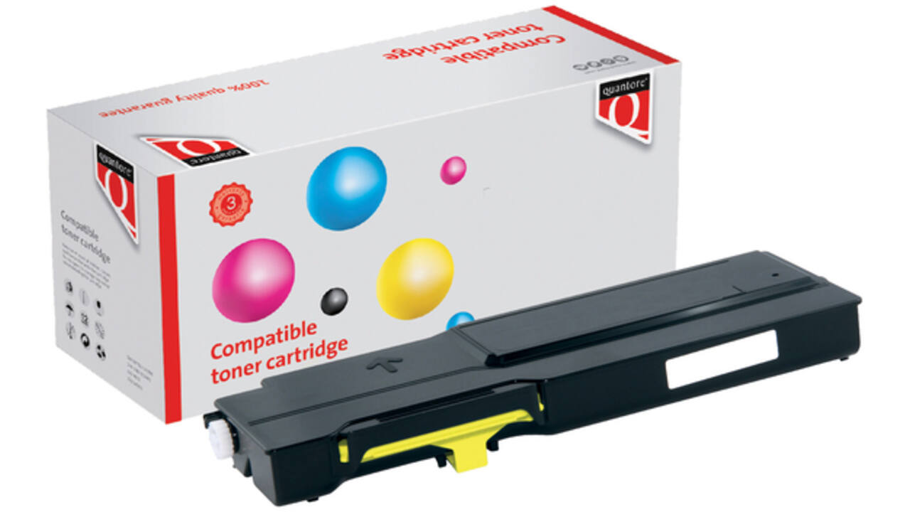 Tonercartridge Quantore alternatief tbv Xerox 106R03517 geel