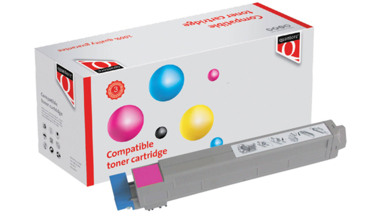 Tonercartridge Quantore Oki 44643002 magenta