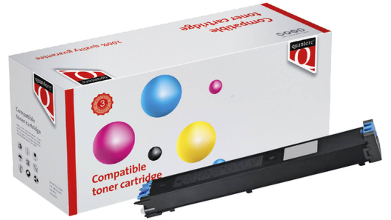 Toner Quantore alternatief tbv Sharp MX-31GTCA blauw