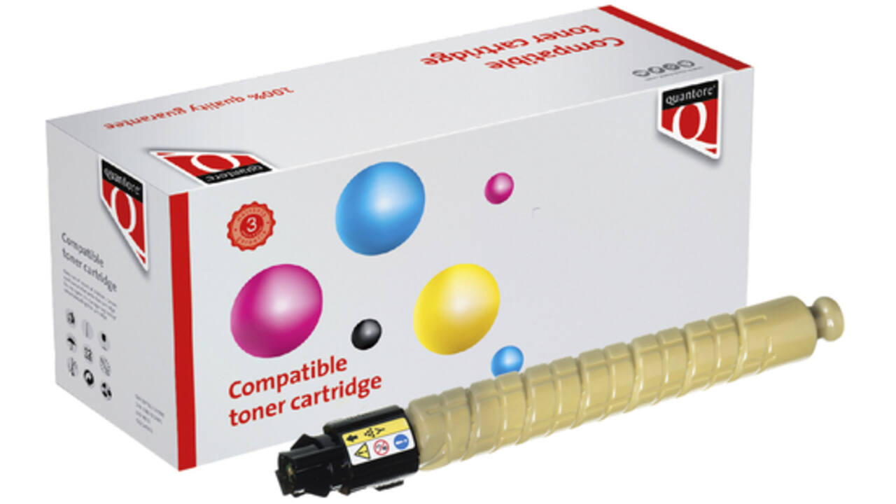 Toner Quantore alternatief tbv Ricoh 842094 geel