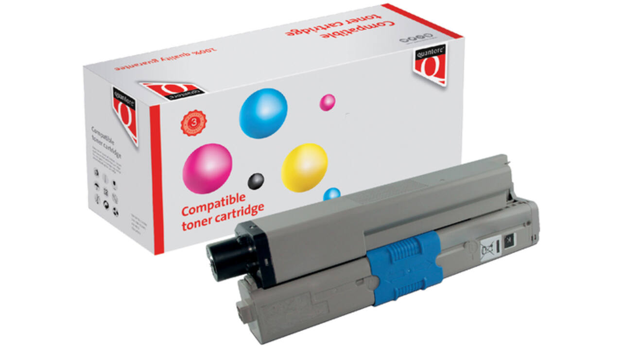 Toner Quantore alternatief tbv Oki 44844508 zwart