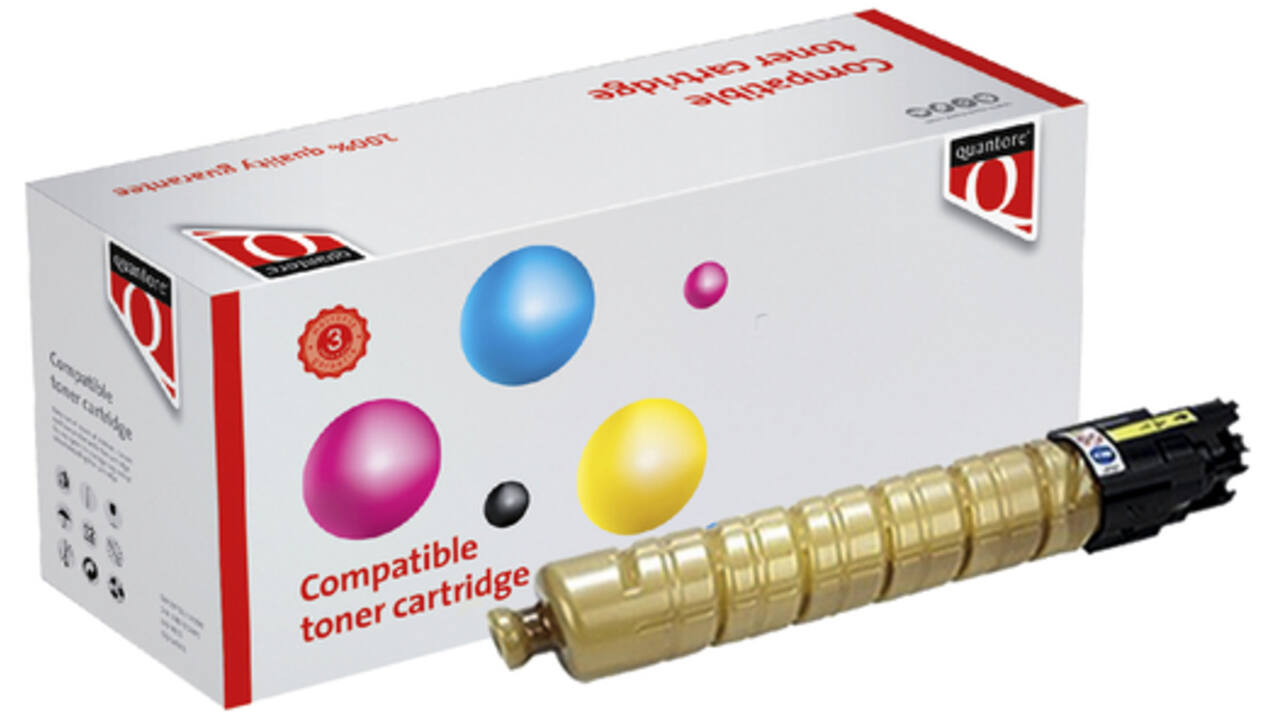 Toner Quantore alternatief tbv Ricoh 842082 geel