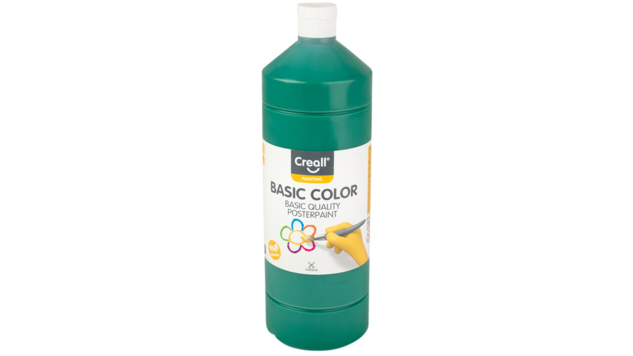 Plakkaatverf Creall basic donkergroen 1000ml