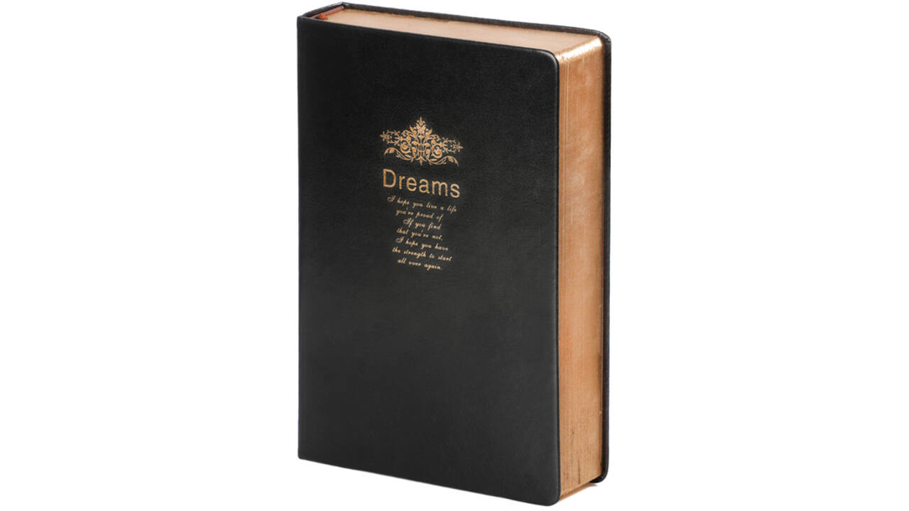 Notitieboek Kalpa Dreams 214x145x40mm blanco zwart