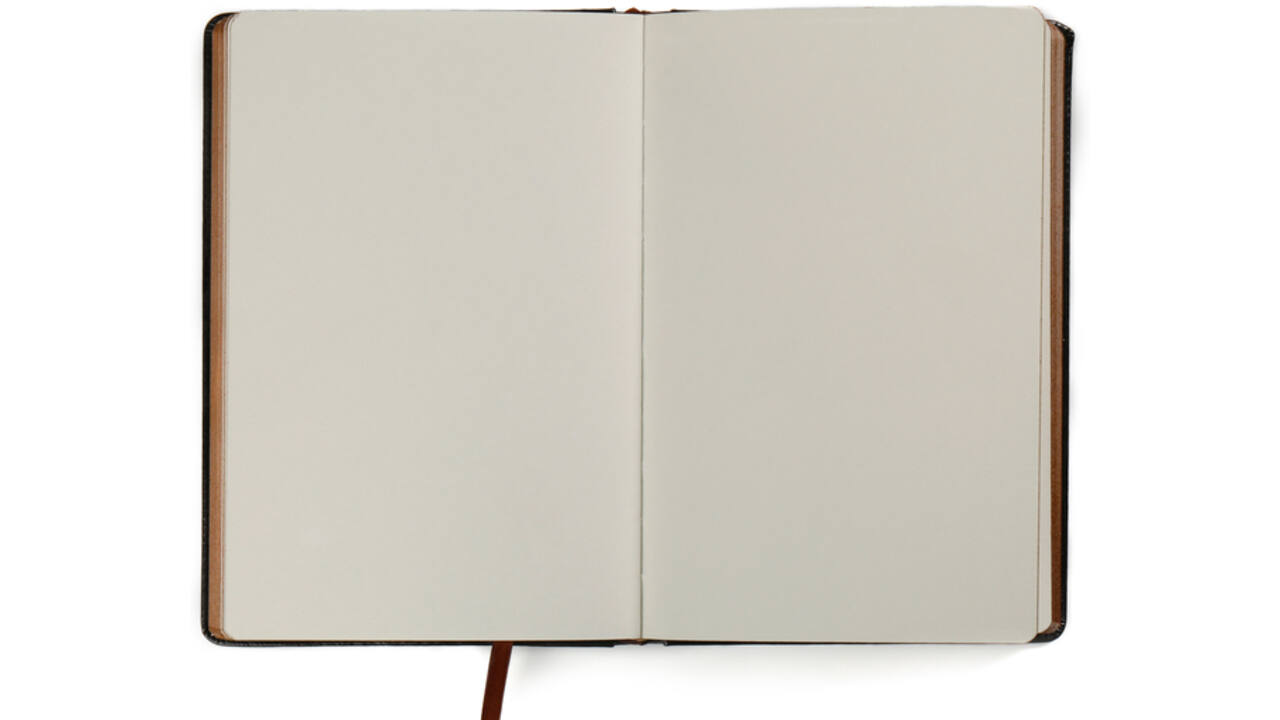Notitieboek Kalpa Dreams 214x145x40mm blanco zwart