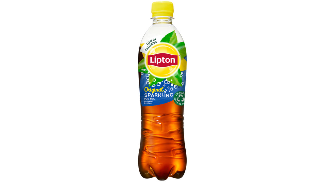 Frisdrank Lipton Ice tea sparkling petfles 500ml