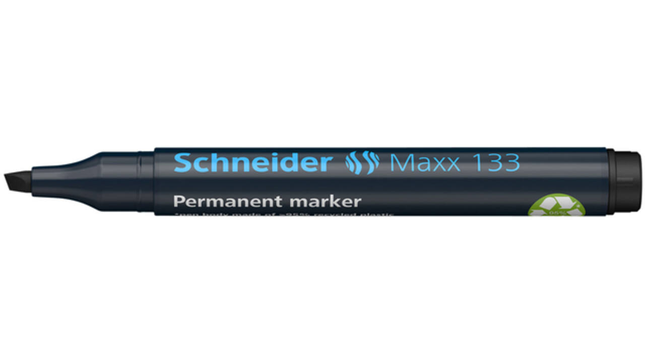 Viltstift Schneider Maxx 133 beitel 1-4mm zwart