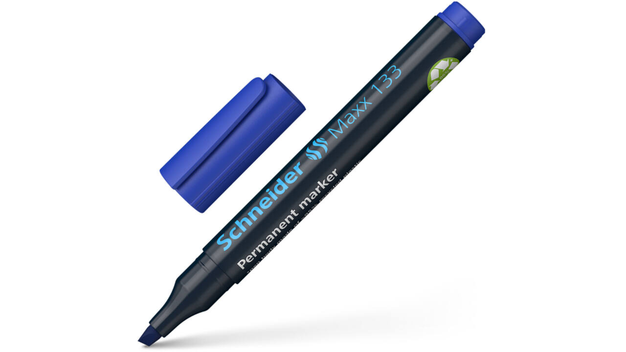 Viltstift Schneider Maxx 133 beitel 1-4mm blauw