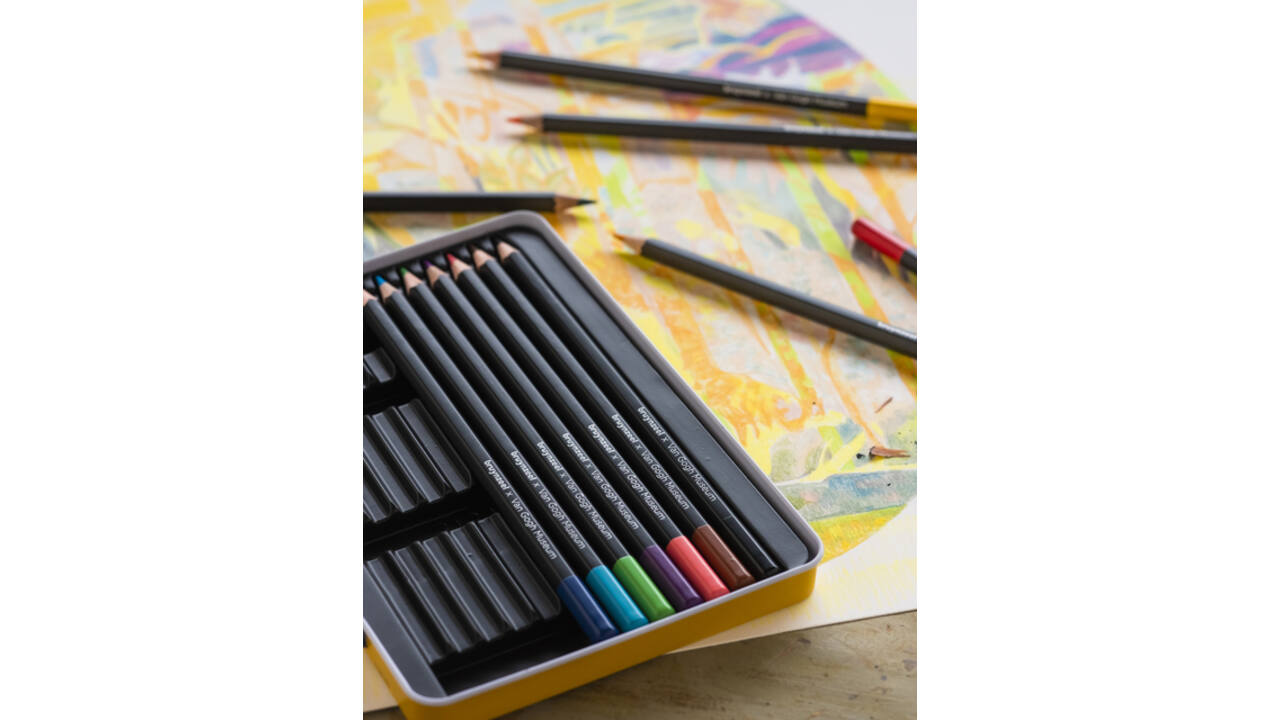 Kleurpotlood Bruynzeel x Van Gogh Museum set à 12 kleuren assorti