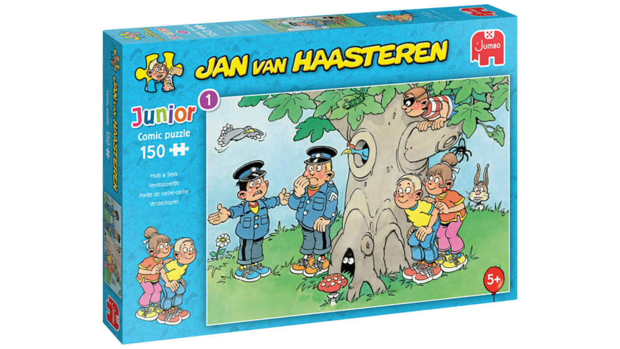 Puzzel Jan van Haasteren Junior verstoppertje 150 stukjes