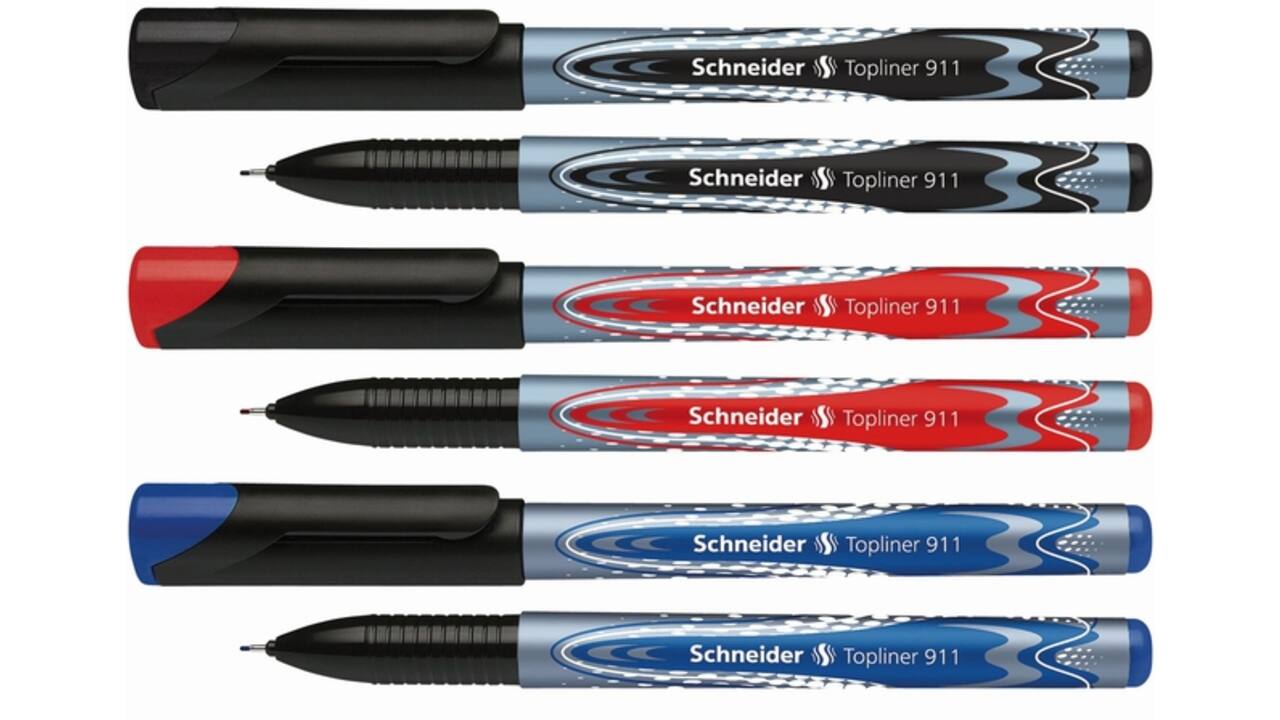 Fineliner Schneider Topliner 911 0.4mm zwart