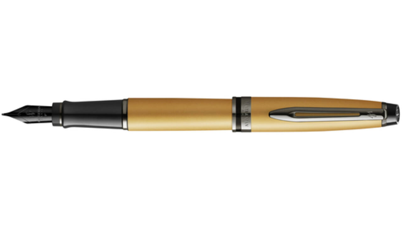 Vulpen Waterman Expert metallic gold lacquer RT fijn