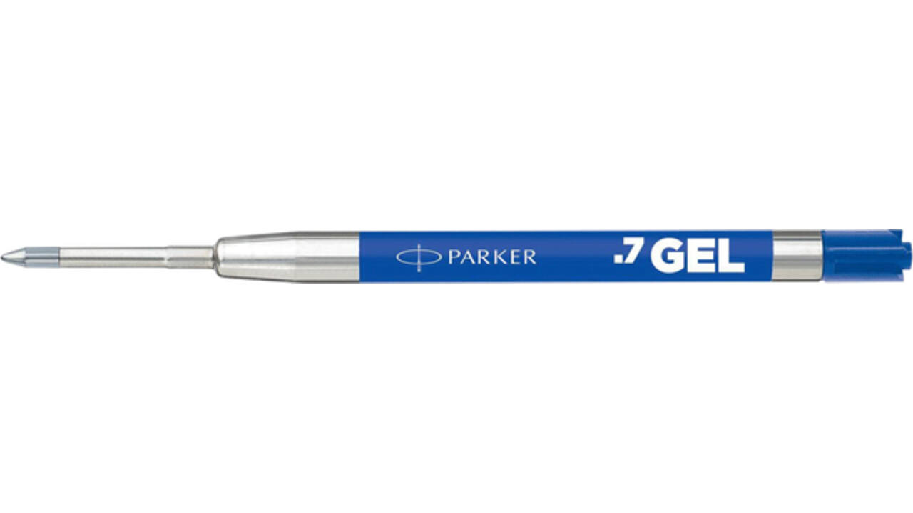 Gelschrijvervulling Parker Quink Economic medium blauw blister à 2 stuks