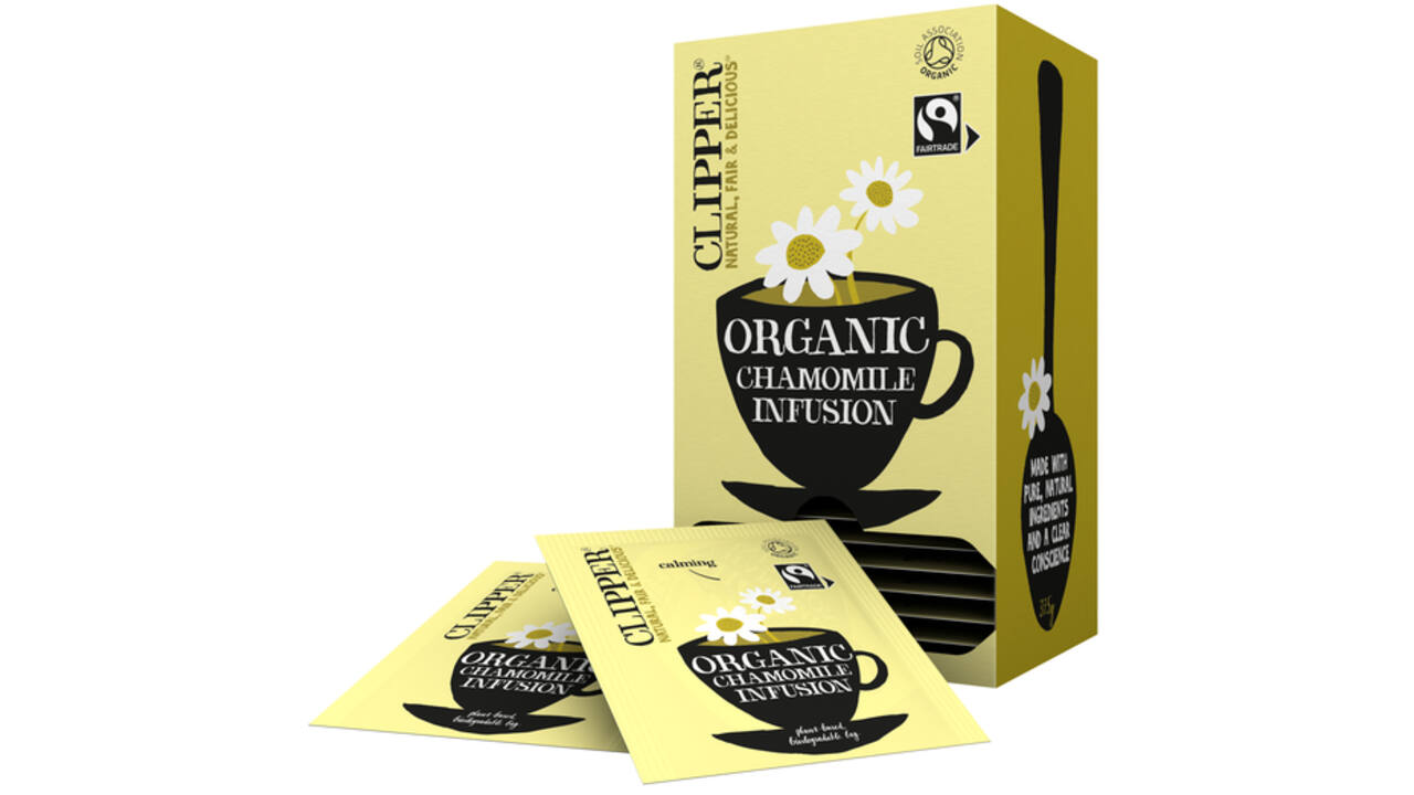 Thee Clipper infusion chamomile bio 25 zakjes
