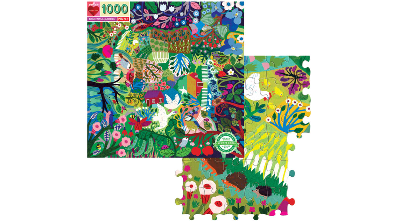 Puzzel Eeboo Bountiful Garden 1000 stuks