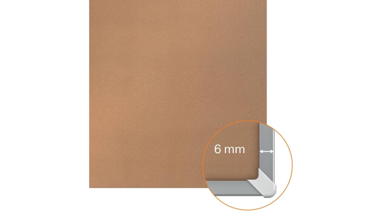 Prikbord Nobo Impression Pro Widescreen 50x89cm kurk