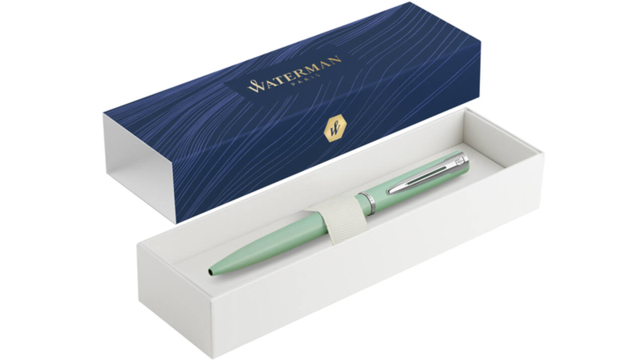 Balpen Waterman Allure pastel green lacquer CT medium
