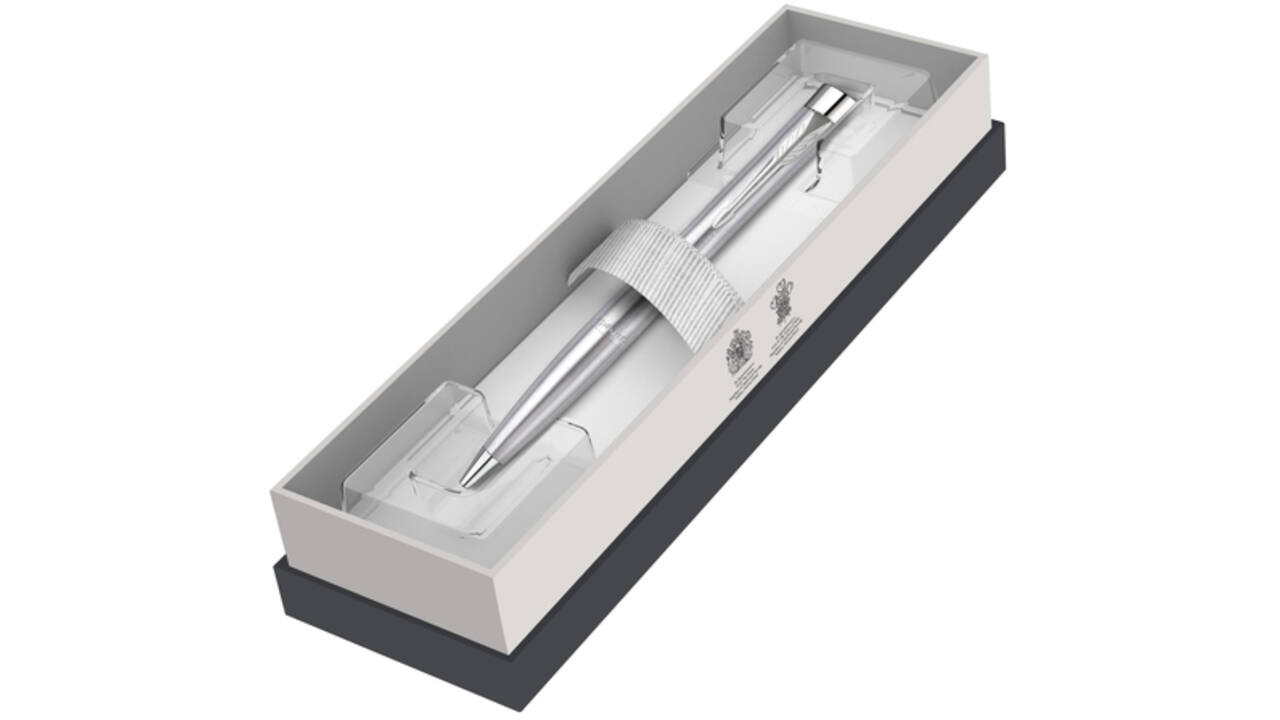 Balpen Parker Urban twist metro metallic CT medium blister à 1 stuk