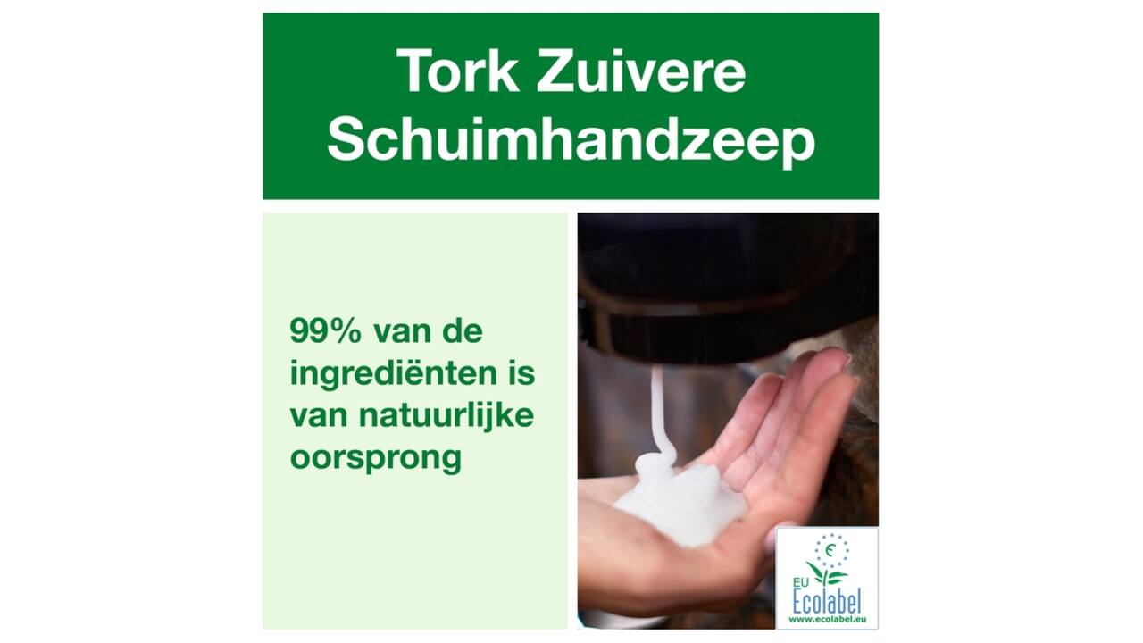 Handzeep Tork Clarity S4 foam 1000ml 520201
