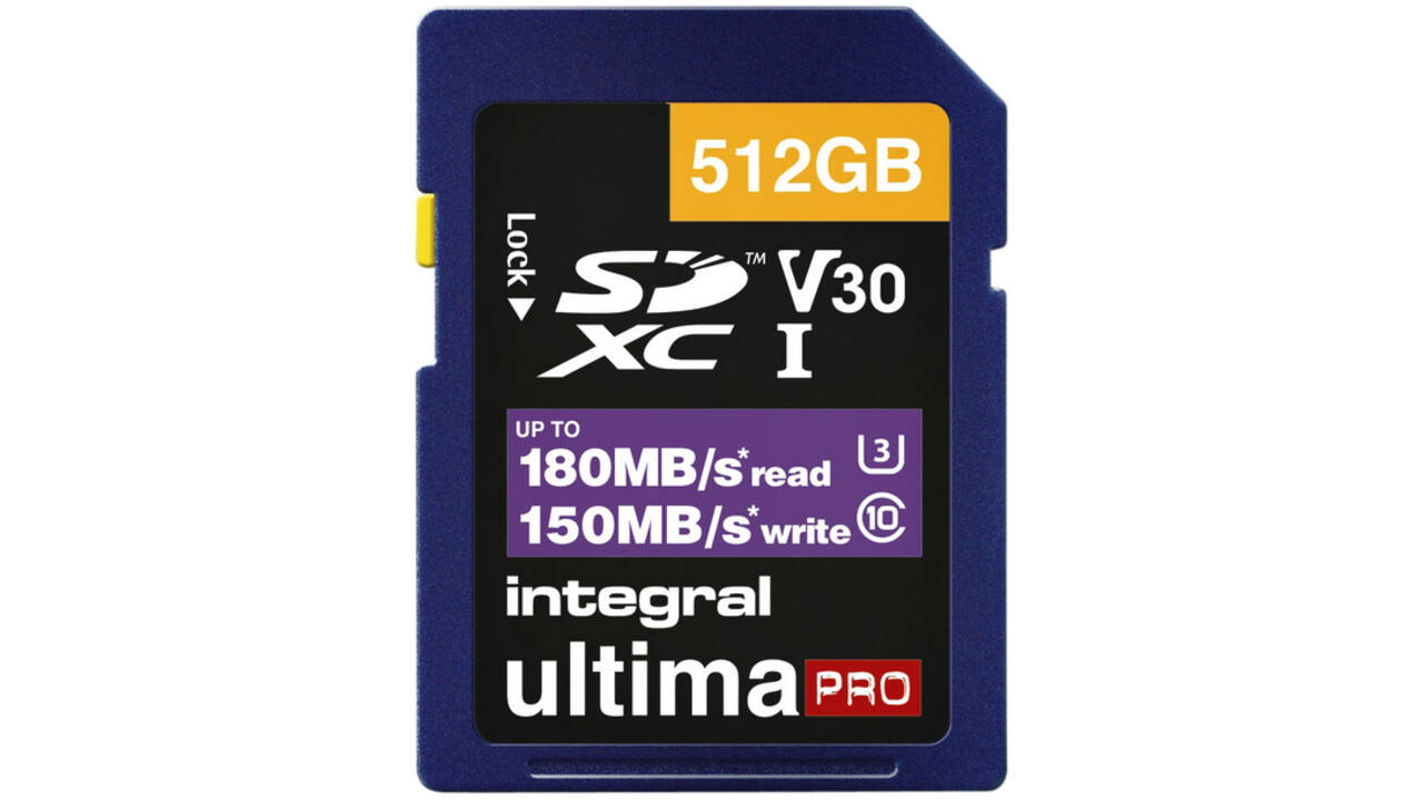 Geheugenkaart Integral SDXC 512GB