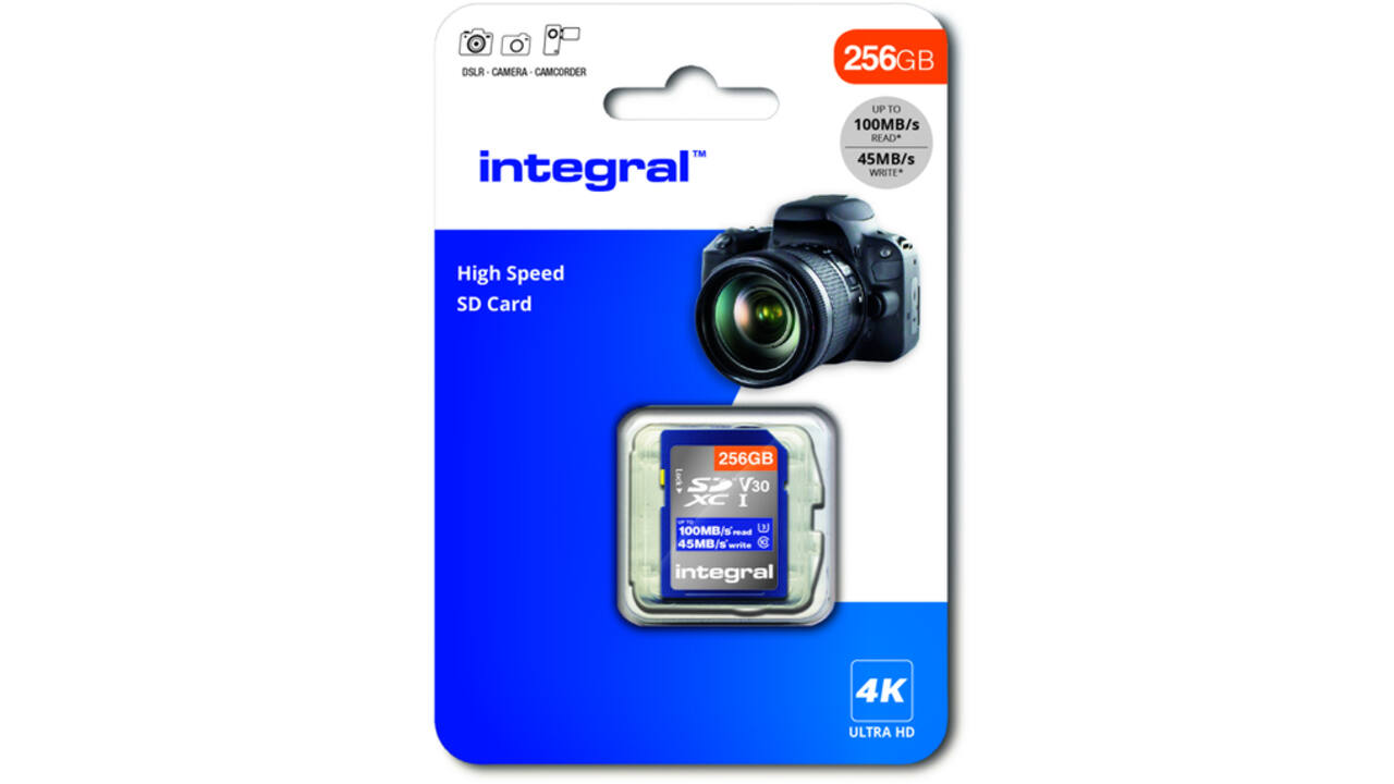 Geheugenkaart Integral SDHC-XC 256GB