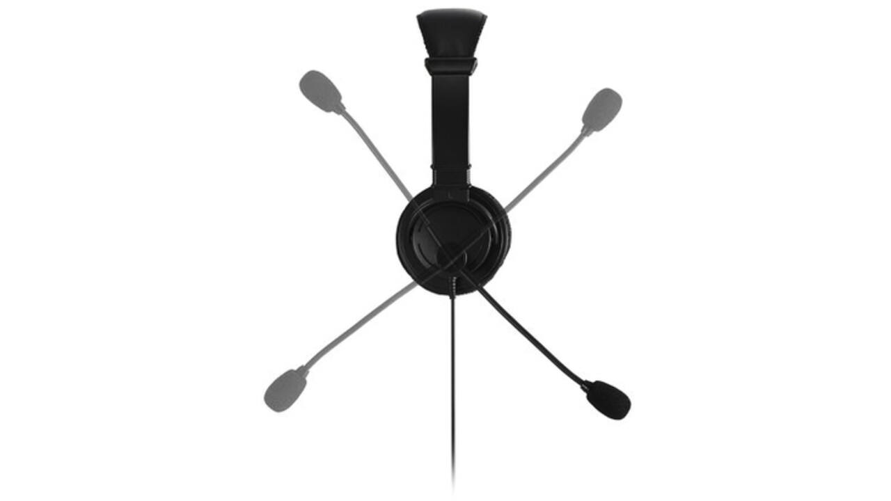 Hoofdtelefoon Kensington USB-C Hi-Fi met microfoon zwart
