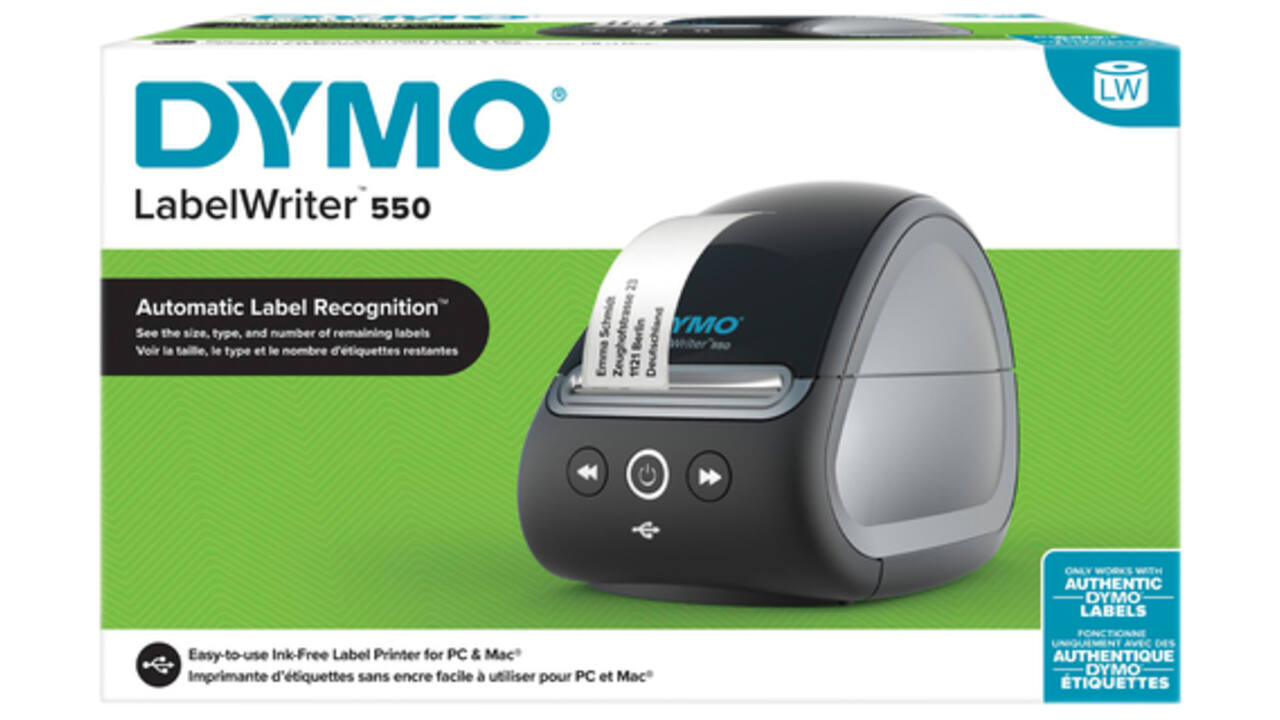 Labelprinter Dymo LabelWriter 550 desktop zwart