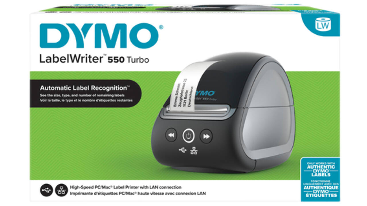 Labelprinter Dymo LabelWriter 550 Turbo desktop zwart