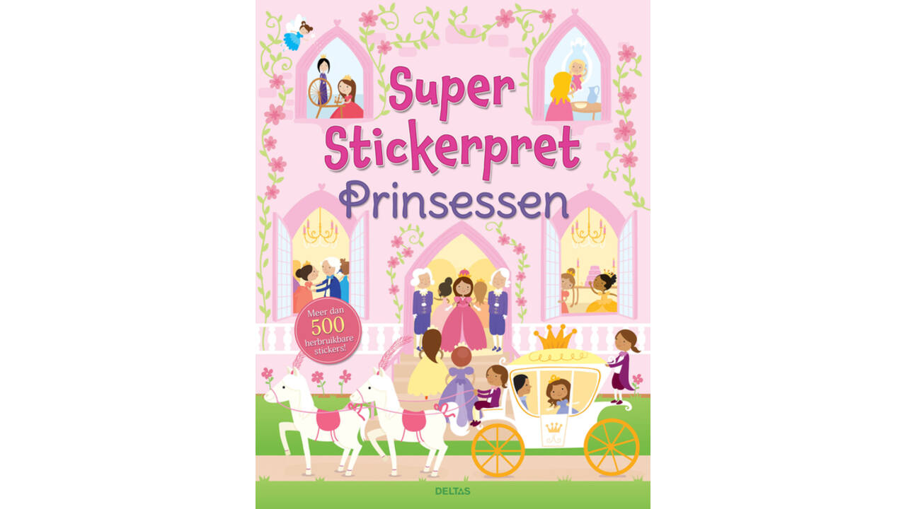 Stickerboek Deltas Super Stickerpret prinsessen