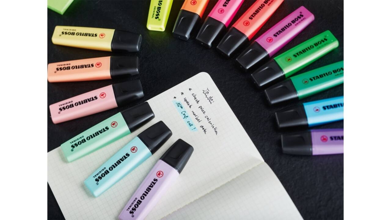 Markeerstift STABILO BOSS Original 70/45 pastel assorti