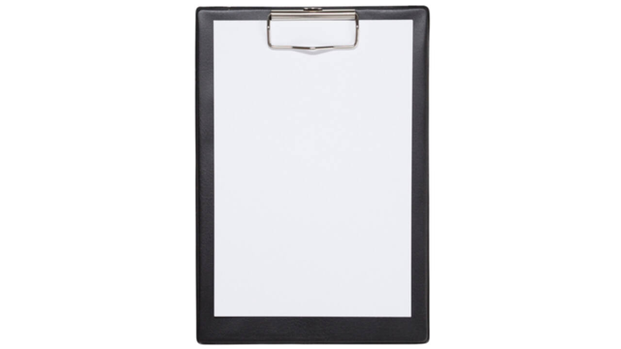 Klembord MAUL A5 staand PVC zwart